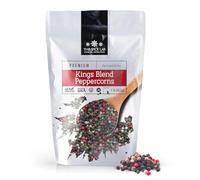 The Spice Lab (1 Lb) Kings Peppercorn Medley (5 Pepper Mix) Mixed Peppercorns with Pimenta (All Spice) - All Natural OU Kosher Non GMO Gluten Free - Peppercorns for Grinder Refill