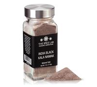 The Spice Lab Kala Namak Black Salt - Himalayan Indian Black Salt - French Jar - Vegan Kala Namak Salt Pure Natural Indian Black Salt Gluten Free - Vegan Tofu Stirred Seasoning Natural Ov Flavor