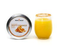 The Spice Lab Zesty Orange Sugar Glass Cocktail Rimmer for Martinis & Margaritas - Great Orange Sugar Margarita Rimmer- Gluten Free Non-GMO No MSG All Natural Brand - Rim Sugar for Cocktails