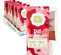 The Spice Tailor - Asian Curry Sauce Meal Kit, Thai Massaman Curry, Pack of 5, Vegetarian
