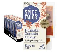 The Spice Tailor, Indian Curry Sauce Kits, Punjabi Tomato Curry in 10 Minutes with 3 Simple Steps, 300 g Packet (Pack of 5)