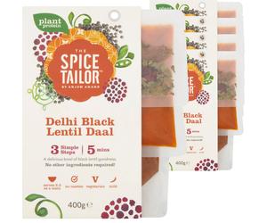 The Spice Tailor - Lentil Daal Cooking Sauce Meal Kit, Delhi Black Lentil Daal, Pack of 5, Vegetarian