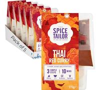The Spice Tailor Thai Red Curry Sauce Meal Kit, 275 g (5-Pack) | Vegetarian Friendly, Authentic Flavour, Quick & Easy to Prepare, Serves 2-3