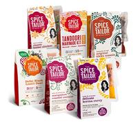 The Spice Tailor - Variety Pack, Including Butter Chicken, Tikka Masala, Korma, Mangalore Coconut Curries, Marinade Kit & Delhi Black Daal, Vegetarian - Friday Curry Night in Bundle
