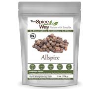 The Spice Way Allspice - Whole ( 8 oz ) a multipurpose berry for curries, sauces, soups and even pastries