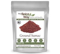 The Spice Way - Pure 100% Sumac, No Salt, no GMO, no Irradiation, Spice Seasoning Powder 4oz(113 g) (resealable Bag) (Sumak)