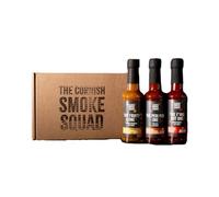 The Spicy Hot Sauce Box | Mango & Habanero, Peri Peri and Scotch Bonnet Hot Sauce | Hot Sauce Collection | Extra Hot Sauce Gift | Hot Sauce Gift Set | The Cornish Smoke Squad