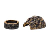 The Spider Shop Spiderling Essentials Hide & Bowl - Ideal for rearing terrestrial spiderlings and other inverts