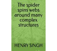 The spider spins webs around many complex structures