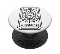 The Spider Tarot Card Cute Web Design PopSockets Adhesive PopGrip