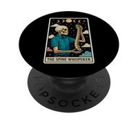The Spine Whisperer Chiropractor Chiropractic Tarot Card PopSockets Adhesive PopGrip