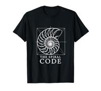 The Spiral Code Nautilus Geometry Ocean Wonder Art T-Shirt