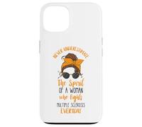 The Spirit Of A Woman MS Warrior Multiple Sclerosis Warrior Case for iPhone 13