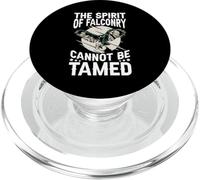 The Spirit of Falconry Cannot Be Tamed Falconry PopSockets PopGrip for MagSafe