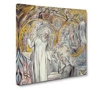 The Spirit Of Plato by William blake Canvas Print | Gallery Wrapped 30mm Frame Wall Art | 20x20 inches | Ready to Hang | Classic Picture | Living Room Bedroom Lounge Office