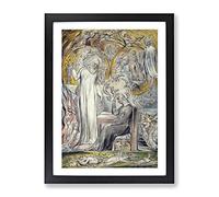 The Spirit Of Plato By William Blake Classic Painting Framed Print | A4 Black Framed Wall Art | Ready to Hang | Classic Historical Picture | Living Room Bedroom Lounge Office