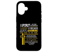 The Spirit Of The Lord Is On Me Scripture Verse Isaiah 61 Case for iPhone 16