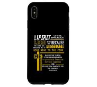 The Spirit Of The Lord Is On Me Scripture Verse Isaiah 61 Case for iPhone XS Max