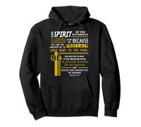 The Spirit Of The Lord Is On Me Scripture Verse Isaiah 61 Pullover Hoodie