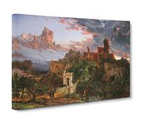 The Spirit Of War By Jasper Francis Cropsey Canvas Print | Gallery Wrapped 30mm Frame Wall Art | 30x20 inches | Ready to Hang | Classic Picture | Living Room Bedroom Lounge Office