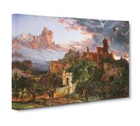 The Spirit Of War By Jasper Francis Cropsey Canvas Print | Gallery Wrapped 30mm Frame Wall Art | 30x20 inches | Ready to Hang | Classic Picture | Living Room Bedroom Lounge Office