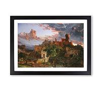 The Spirit of War by Jasper Francis Cropsey Framed Print | A2 Black Framed Wall Art | Ready to Hang | Modern Nature Picture | Living Room Bedroom Lounge Office