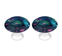 The Spiritual Butterflies Cabinet Knobs Stainless Steel Round Drawer Pulls for Wardrob Doorknob