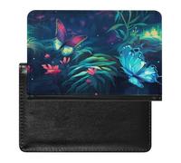 The Spiritual Butterflies Passport Wallet Cute Passport Case with Card Slot Travel Passport Holder Cover