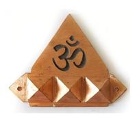The Spiritual Living Copper Om Pyramid Wall Hanging Yantra II South East Direction II Vastu Dosh Remedies (वास्तु उपाय) II Home & Office