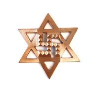 The Spiritual Living Swastik for Door Entrance || Copper Star Swastik Yantra || Vastu Remedy (वास्तु उपाय) || Positive Vibrations || Evil Eye Protection || Home & Office || 3.5 Inch Approx || 1 Pc