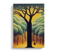 The Splendid Tree Canvas Print | Gallery Wrapped 30mm Frame Wall Art | 30x20 inches | Ready to Hang | Modern Landscape Picture | Living Room Bedroom Lounge Office
