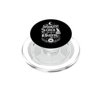 The Spookiest Chick This Side Of Salem -Witchcraft Fun Women PopSockets PopGrip for MagSafe