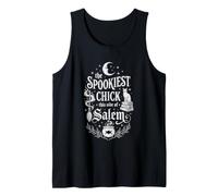 The Spookiest Chick This Side of Salem -Witchcraft Fun Women Tank Top