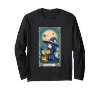The Spooky Witch Pumpkin Ghost Moon Long Sleeve T-Shirt