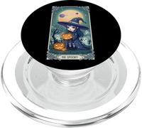 The Spooky Witch Pumpkin Ghost Moon PopSockets PopGrip for MagSafe