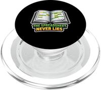 The Spreadsheet Never Lies Accountant Humor PopSockets PopGrip for MagSafe