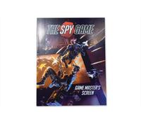 Black Cat Gaming The Spy Game RPG GM Screen and Booklet | 3-Panel GM Screen with Helpful Tables, Reminders, and Covert-World Map