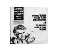 The Spy Who Came in from The Cold Classic Movie Poster (1) Painting On Canvas Wall Art Poster Scroll Picture Print Walls Decor Home Posters 16x16inch(40x40cm)