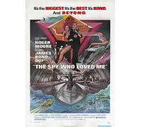 The Spy Who Loved Me James Bond 007 Roger Moore Poster/Print/Picture Satin Photo Paper - A3-297mm x 420mm