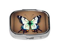 The Square Mini Medicine Box is Suitable for Putting in Pockets or Wallets. It is Easy to Open and Practical.Cute Little Butterfly