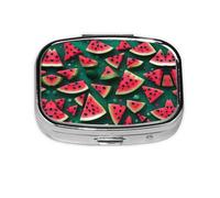 The Square Mini Medicine Box is Suitable for Putting in Pockets or Wallets. It is Easy to Open and Practical.Dream Watermelon