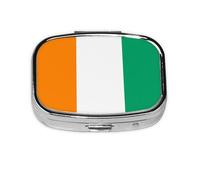 The Square Mini Medicine Box is Suitable for Putting in Pockets or Wallets. It is Easy to Open and Practical.Flag of Cote D'Ivoire