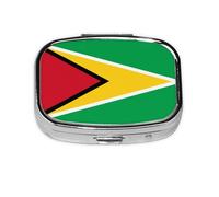 The Square Mini Medicine Box is Suitable for Putting in Pockets or Wallets. It is Easy to Open and Practical.Flag of Guyana