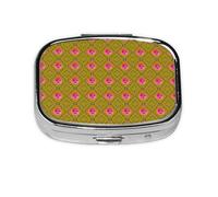 The Square Mini Medicine Box is Suitable for Putting in Pockets or Wallets. It is Easy to Open and Practical.Funny Face Peach