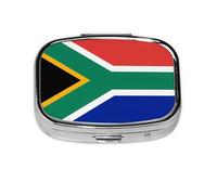 The Square Mini Medicine Box is Suitable for Putting in Pockets or Wallets. It is Easy to Open and Practical.South Africa Flag