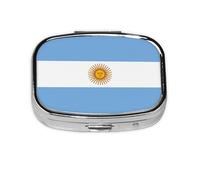 The Square Mini Medicine Box is Suitable for Putting in Pockets or Wallets. It is Easy to Open and Practical.Argentine Flag