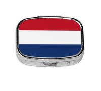 The Square Mini Medicine Box is Suitable for Putting in Pockets or Wallets. It is Easy to Open and Practical.Dutch Flag