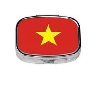 The Square Mini Medicine Box is Suitable for Putting in Pockets or Wallets. It is Easy to Open and Practical.Vietnamese Flag