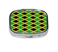 The Square Mini Medicine Box is Suitable for Putting in Pockets or Wallets. It is Easy to Open and Practical.Jamaica Flag
