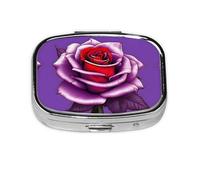 The Square Mini Medicine Box is Suitable for Putting in Pockets or Wallets. It is Easy to Open and Practical.Fuchsia Rose